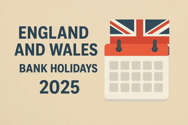 England and Wales Bank Holidays 2025 2 England and Wales Bank Holidays 2025