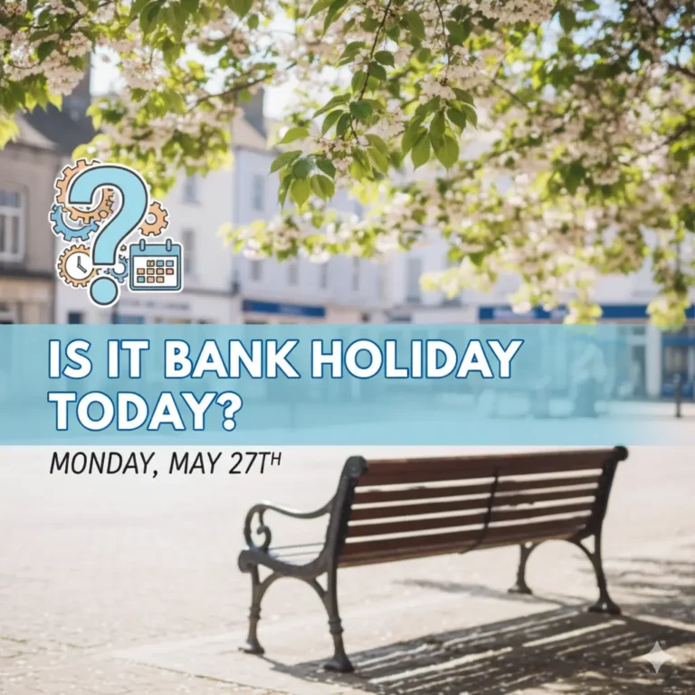 Is it bank holiday today? 1 Is it bank holiday today?